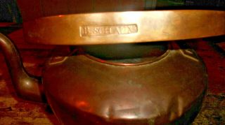 Early American Signed Copper Tea Kettle B.  Schaum,  (benjamin) Lancaster,  Pa.  Scarce