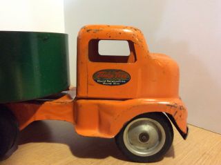 Tonka Toys Steel Carrier Truck COE Mound Metalcraft Vintage 1950 ' s 4