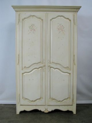 PAIR Ethan Allen Country French Provincial Style Armoires; 3
