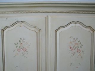 PAIR Ethan Allen Country French Provincial Style Armoires; 4