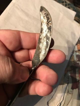 Revolutionary War 18th Century Forged Iron American Patch Skinning Knife 4