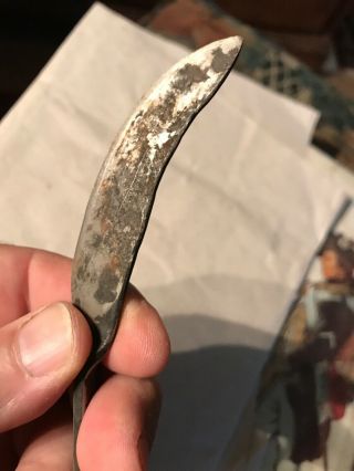 Revolutionary War 18th Century Forged Iron American Patch Skinning Knife 6