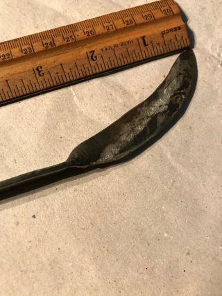 Revolutionary War 18th Century Forged Iron American Patch Skinning Knife 8