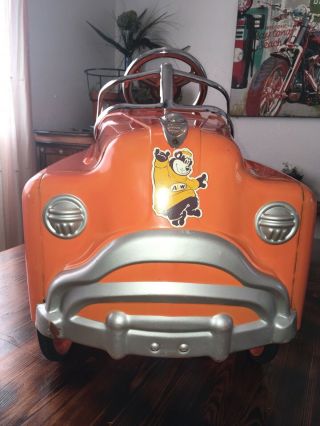 RARE VINTAGE A&W KIDS METAL PEDAL PICKUP TRUCK STYLE PEDAL CAR ROOT BEER FLOAT 2