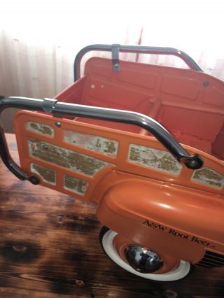 RARE VINTAGE A&W KIDS METAL PEDAL PICKUP TRUCK STYLE PEDAL CAR ROOT BEER FLOAT 8