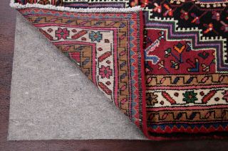 Geometric Tribal Zanjan Persian Area Rug hand - Knotted Oriental Wool Carpet 4x6 10
