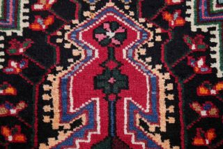 Geometric Tribal Zanjan Persian Area Rug hand - Knotted Oriental Wool Carpet 4x6 7