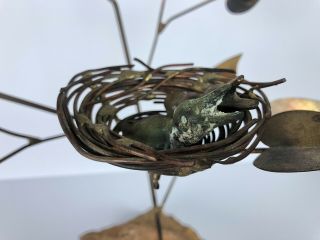 VTG Mid Century Bijan Birds in Nest Leaves SCULPTURE; Curtis Jere ERA,  Modernisn 8