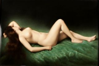KPM Porcelain Plaque full Nude beauty Bach,  Asti,  hand painted,  Signed 19th C. 12