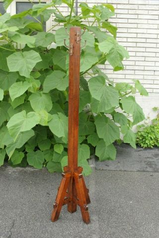 Arts and Crafts Tiger Oak Mission Hat/Coat Rack,  Circa 1910 - 1915 2