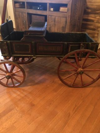 Old Weber Childs Wagon Goats Wagons