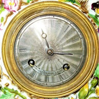 Jacob Petit Porcelain 2 Piece Mantle Clock Vargufts et Laval 1827 Movement. 5