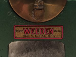 Weeden No.  14 Steam Engine w/ Rare Green Base 7
