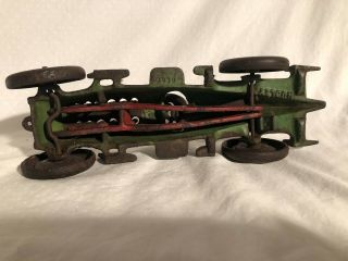 Hubley Cast Iron Race Car Authentic Hubley Racer 10 3/4 inches long 4