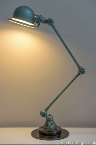 Jielde 2 Arm Lamp Vintage Design French Industrial C.  1950s