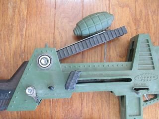 Johnny Seven OMA One Man Army Toy Cap Gun Vintage Topper Pistol Bullets Grenade 3