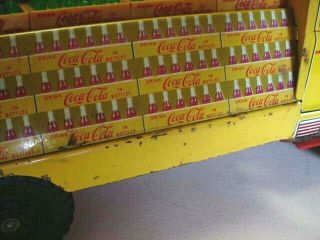 1950 ' s Marx Coca Cola Delivery Truck with Soda Cases 5