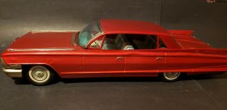 1962 Cadillac Hardtop Tin Friction Yonezawa 22inches