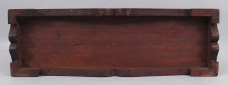 Antique Brass Inlaid Mahogany,  Anglo - Indian,  Desktop Letter Holder Organizer 11