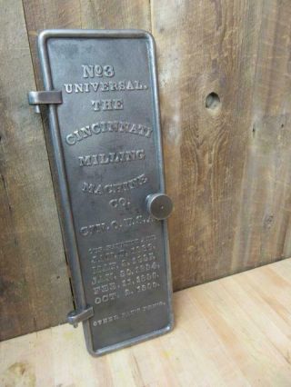 Antique Cast Iron Embossed Door 27 " X9 " Industrial Machine Iron Age Steampunk Art
