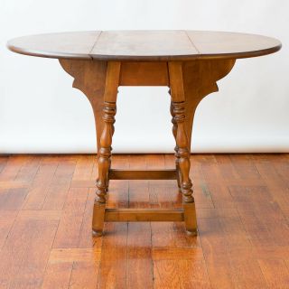 Antique 1905 - Brandt - Mahogany Drop - Leaf Side Table - (local)