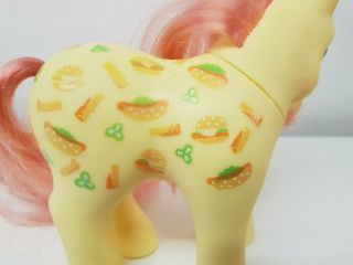 My Little Pony VINTAGE G1 Munchy RARE Hot Dogs Cutie Mark 1987 8