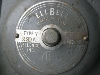 Vintage Alarm Bell No.  33 Ell Bell " Tattoo Coils "