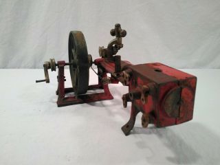 Rare Old ViTG Antique Kenton Cast Iron Horizontal Steam Engine Toy Model 4