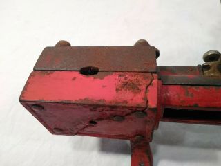 Rare Old ViTG Antique Kenton Cast Iron Horizontal Steam Engine Toy Model 9