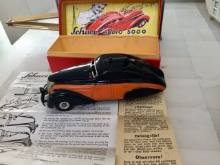 Tin Toys Germany,  Schuco Radio 5000,  1938,  Perfect,  Pristine. 8