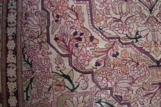 Kerman Lavar Antique Persian Carpet 9 