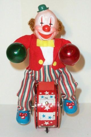 VINTAGE 1960 ' s Charlie The Tric - Cycling Clown 2