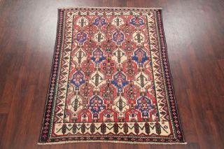 Vintage Garden Design Bakhtiari Oriental Area Rug Hand - Knotted Wool 5 ' x 6 ' 2