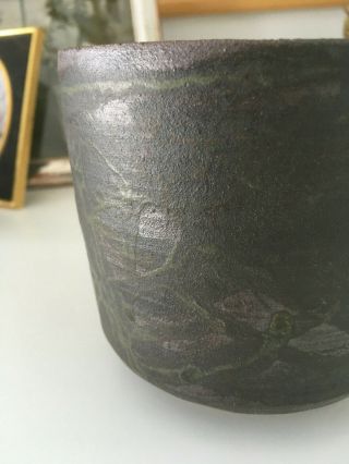 Vtg Mid Century Earthgender Cressey Stoneware Era Ceramic Studio Pottery Planter 4