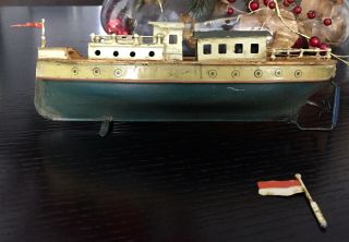 Marklin,  Boat,  Windup,  Tin Toys Germany,  30s,  Rare,  100,  Hand Painted 6