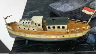 Marklin,  Boat,  Windup,  Tin Toys Germany,  30s,  Rare,  100,  Hand Painted 7