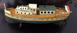 Marklin,  Boat,  Windup,  Tin Toys Germany,  30s,  Rare,  100,  Hand Painted 9