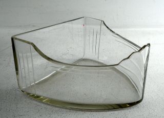 Jugendstil impressive high - quality Center Piece Silver Plated Brass Glass Insert 3