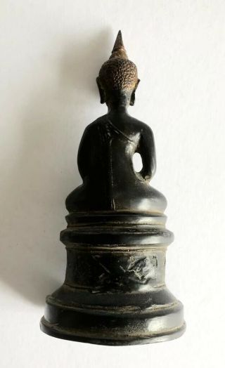 Chinese Antique Bronze Gilt Oriental Buddha 18th Century 11