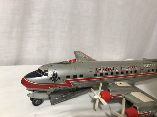 1950’s American Airlines Electra Linemar Battery Operated Plane 4