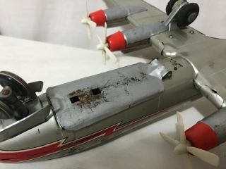 1950’s American Airlines Electra Linemar Battery Operated Plane 7