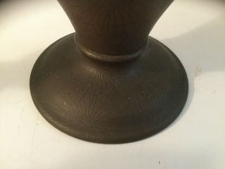 ANTIQUE TIFFANY STUDIOS PINE NEEDLE LAMP BASE BRONZE 4