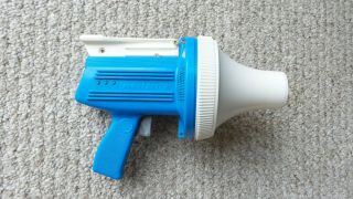 1960s Vintage Wham - O Airblaster Toy Ray Gun Blue & White