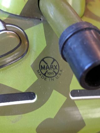 Old Vintage Marx Wind Up Tin Toy Tank 2 of Spades 7
