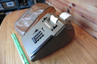 Victor Electric Adding Machine Vintage Model 7 - 58 - 54 light brown 1896 - 884 Rare 4