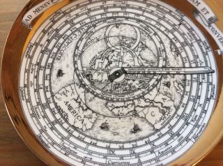 Vintage Piero Fornasetti Astrolabio Series Plate: Christmas 1968 5