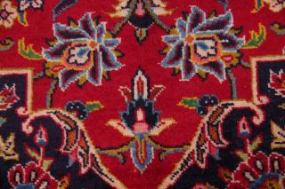 4th JULY DEAL Vintage Traditional RED Oriental Area Rug Hand - Knotted WOOL 9x14 10