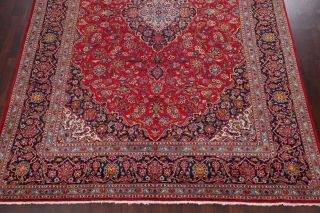 4th JULY DEAL Vintage Traditional RED Oriental Area Rug Hand - Knotted WOOL 9x14 5