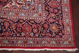 4th JULY DEAL Vintage Traditional RED Oriental Area Rug Hand - Knotted WOOL 9x14 6