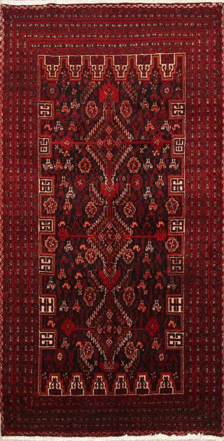 Great Deal Geometric 4x7 Wool Balouch Afghan Oriental Area Rug Carpet 6 